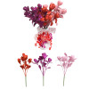 HEART BOUQUET GLITTERED FOAM 5 STEM RED/PINK/PURPLE HANGTAG