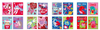 VALENTINE STICKER CARDS 28CT/7SHEET W/HOTSTAMP PB/INSERT 4AST