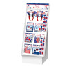 PATRIOTIC FLOOR DISPLAY 9AST WEARABLES/DECOR 218PC IN SHIPPER