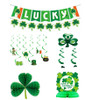 PARTY DECOR ST PAT 6AST BANNER/TABLE/HANGING HONEYCOMB/FOIL/PAPER