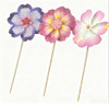 JUMBO PINWHEEL FLOWER 4AST 12IN DIA X 30IN L