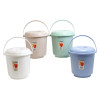 BUCKET W/LID & HANDLE 2.9 GAL - 10.5D X 11.5H - 4 COLORS #ECO 511