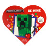 MINECRAFT CRISPY CHOCOLATY HEART BOX 1.6 OZ COUNTER DISPLAY