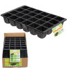 PLANTER SEEDLING TRAY 24CELL 2PK PP REUSABLE EA W/HDR 24PC CASE CUT DISPLAY *NO CALIF SALE*