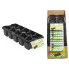 PLANTER SEEDLING TRAYS 10CELL 2PK PP REUSABLE EA W/HDR IN 24PC CASE CUT CARTON *NO SALE CALIF*