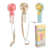 FAN MINI PERSONAL W/LANYARD 3 SPEEDS ADJUSTABLE POSITION USB CHARGE 7.75IN H/COLOR BOX
