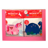 VALENTINE MAILBOX KIT W/32CT EXCHANGE CARDS DINOSAUR AND UNICORN PDQ DISPLAY