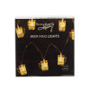 STRING LIGHTS 53IN/10LIGHTS/10IN CORD BEER MUG WIRE/PLASTIC/CORD