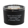CANDLE 14OZ 4.5X3.25 ROMANCE ROSE SOY WAX/GLASS/COTTON