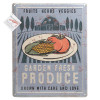 WALL DECOR 11.25X14 FRESH PRODUCE METAL