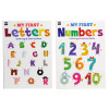 COLORING BOOK-MY FIRST-LETTERS/MATH BOOK/ PICTURE DICTIONARYIN PDQ PPD $3.95