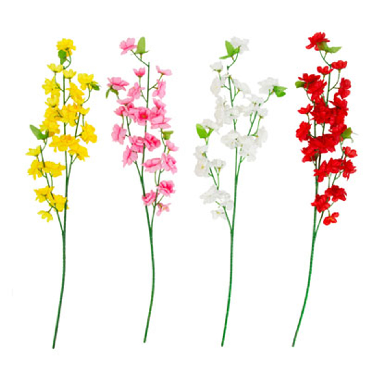 FLORAL LONG STEM 4AST SPRING 25IN YELLOW/PINK/WHITE/RED HT