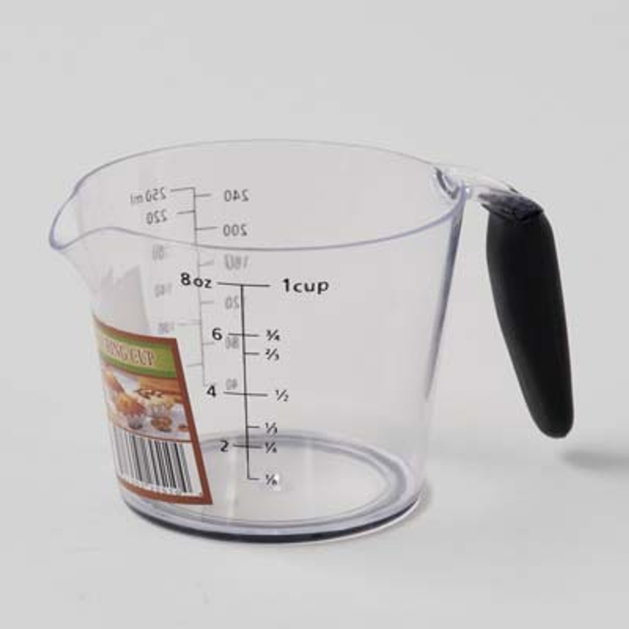 MEASURING CUP PLASTIC ONE CUP SOFTGRIP HANDLE B&C LABEL - Regent Products  Corp.