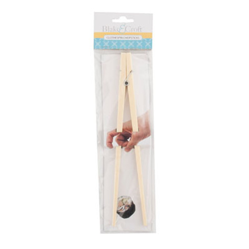 CHOPSTICKS CLOTHESPIN 9IN IVORY PLASTIC/STRIP INCLUDED NOT PRELOADED