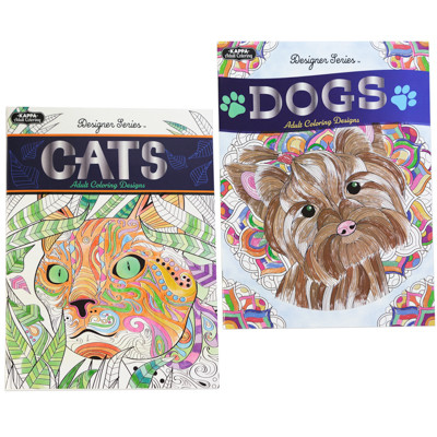 COLORING BOOK ADULT RANDOMDESIGNS PPD $3.95