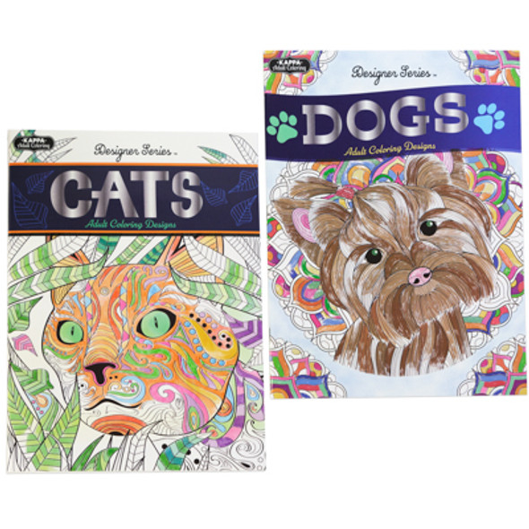 COLORING BOOK ADULT RANDOMDESIGNS PPD $3.95