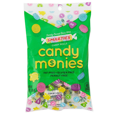 SMARTIES CANDY MONEY #181 5OZ BAG NO AMAZON SALES