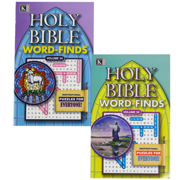 WORD FINDS HOLY BIBLE2ASST IN PDQ PPD $3.95