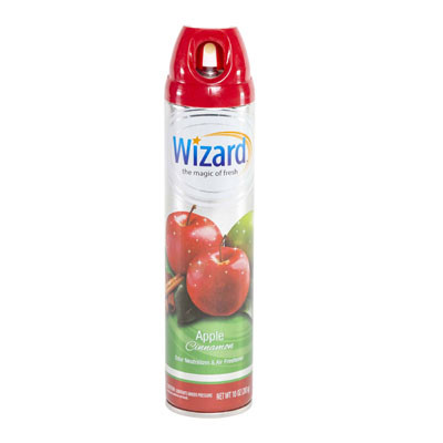 AIR FRESHENER 10 OZ APPLE CINNAMON WIZARD AEROSOL