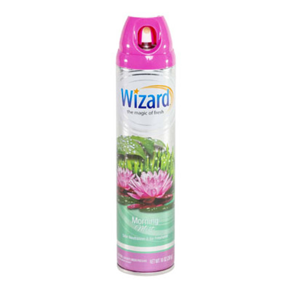AIR FRESHENER 10 OZ MORNING MIST WIZARD AEROSOL