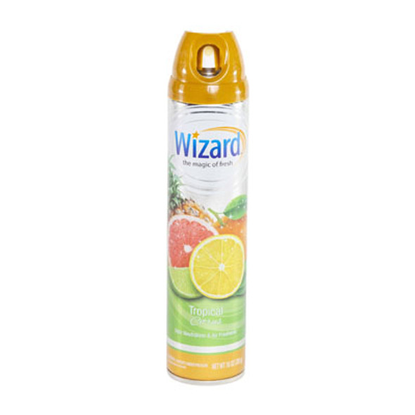 AIR FRESHENER 10 OZ TROPICAL CITRUS WIZARD AEROSOL