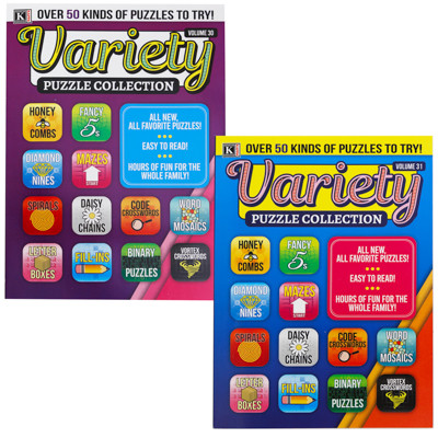 PUZZLE AND GAME VARIETY BOOK2 ASST IN PDQ