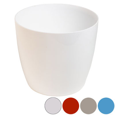 PLANTER ROUND 4 COLORS8.5 HI 9.5 DIA #STELLA 6