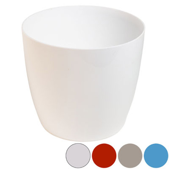 PLANTER ROUND 4 COLORS8.5 HI 9.5 DIA #STELLA 6
