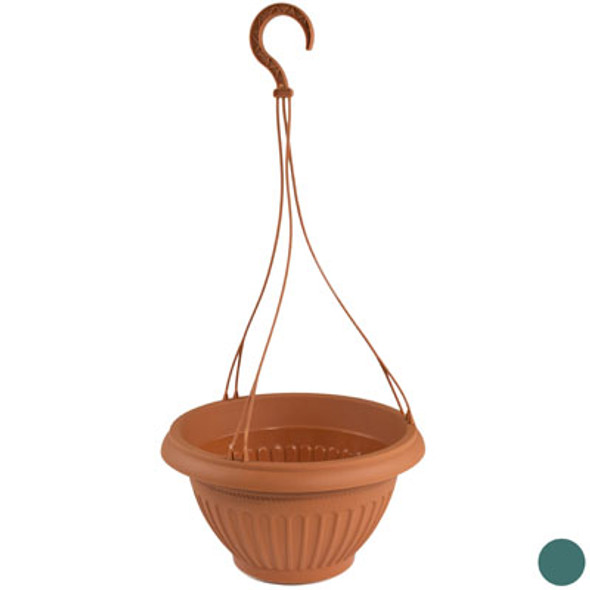 PLANTER HANGING ROUND 10.3D X 6.0H 4 COLORS NO PUNCHED HOLES
