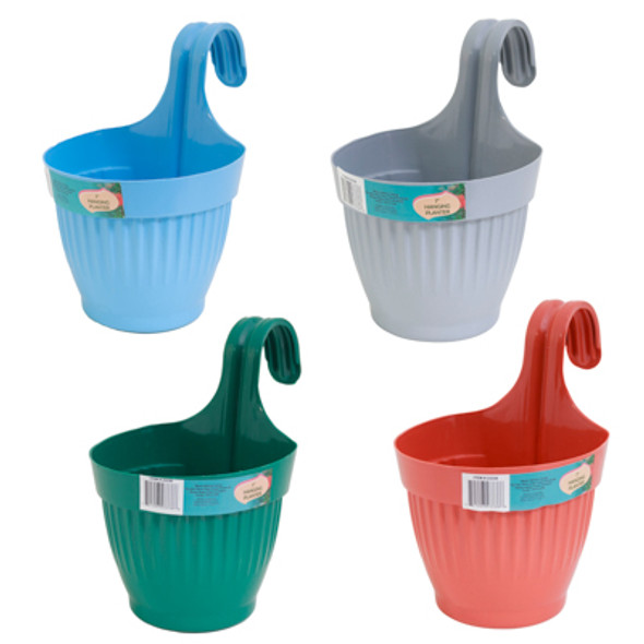 PLANTER DZIRE POT 7 INCH ACROSS HANGING 4 COLORS #543-07#543-07 PLANTER DZIRE POT 7 INCH ACROSS HANGING 4 COLORS #543-07#543-07