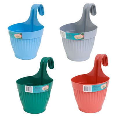 PLANTER DZIRE POT 7 INCH ACROSS HANGING 4 COLORS #543-07#543-07