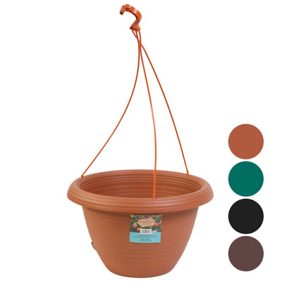PLANTER HANGING SELF WATERING 4 COLORS  REF #EVERGREEN 2