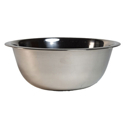 STAINLESS STEEL DEEP MIXING BOWL 9.45 DIA X 3.45H 83 OZ 2.6 QT 163G #SI-2103