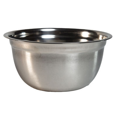 STAINLESS STEEL DEEP MIXING BOWL W/MATTE FINISH 76 OZ 2.4 QT 8.7 DIA X 4.1H 147G #SI-2104