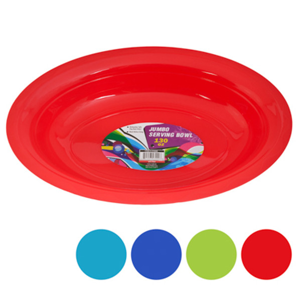 PLATTER OVAL SERVING 16.75X12.51 30 OZ RANDOM COLORS IN PDQ SPRING N SUMMER #11080