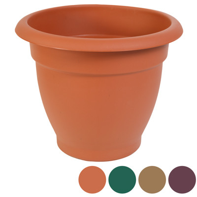 PLANTER SELF-WATERING ROUND 4 COLORS  15 X 15 X 12# DAHLIA 15 -NO HOLES