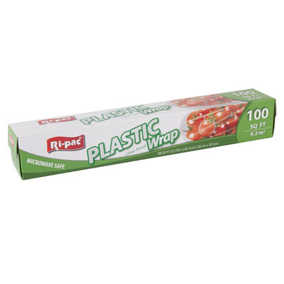 PLASTIC WRAP 100 SQ FT 12X100 MICROWAVEABLE