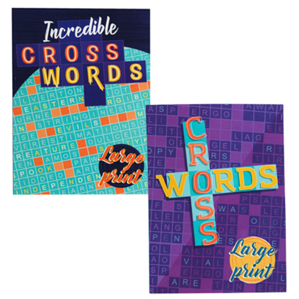 CROSSWORD PUZZLES BIG PRINT2 ASSORTED IN PDQ