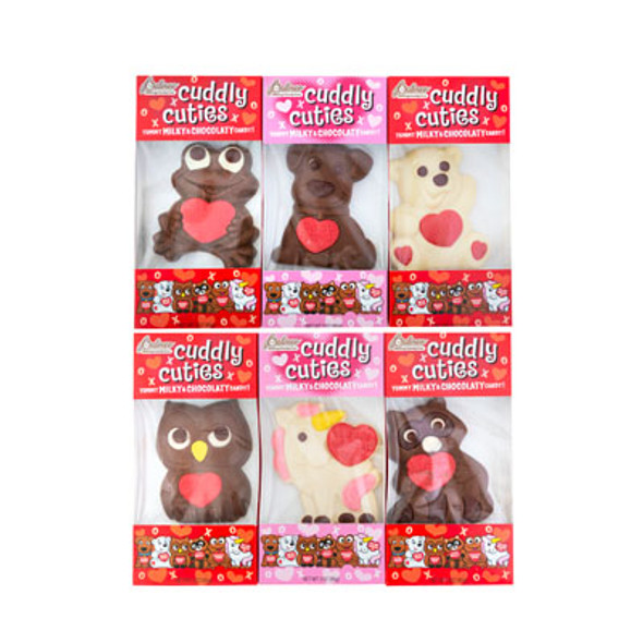 VALENTINE CANDY CUDDLY CUTIES DOUBLE CRISP 2.5 OZ