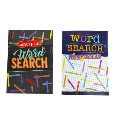 WORD SEARCH LG PRINT 2 ASSTDIN PDQ 80 PG