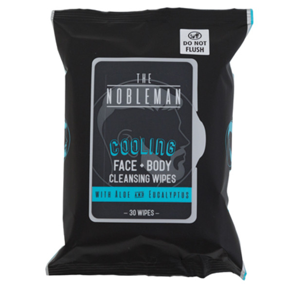FACE & BODY MENS WIPES 24-PC 30-CT COOLING NOBLEMAN COUNTER DIPLAY NO ONLINE SALES MAP PRICING