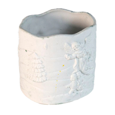 CANDLE HOLDER WHITE ANGEL