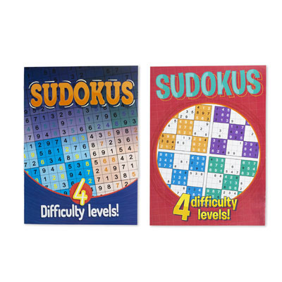 PUZZLE BOOK SUDOKU 80PG 2 ASSTD VOLUME 2 IN 48PC PDQ