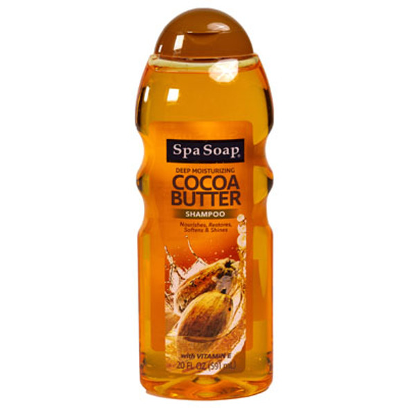 SHAMPOO 20OZ DEEP MOISTURIZING COCOA BUTTER W/VITAMIN E SPA SOAP