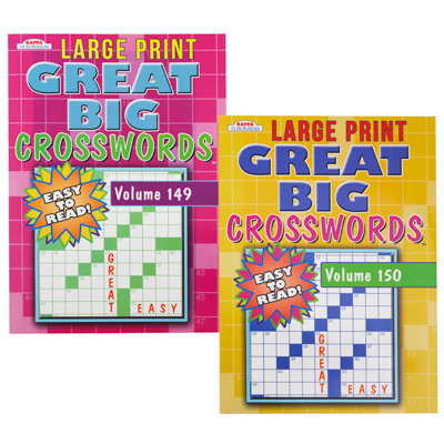 CROSSWORDS GREAT BIG 120CT 2 ASSORTED FLOOR DISPLAY