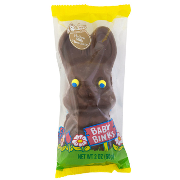 EASTER CANDY CHOCOLATE 2 OZ BABY BINKS COUNTER DISPLAY