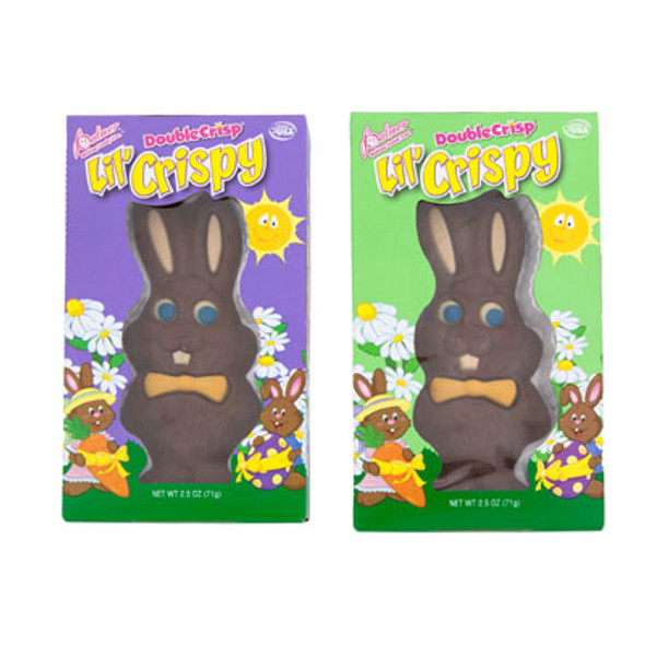 EASTER CANDY CHOCO BUNNY LIL'CRISPY 2ASST 2.5OZ/BOXED/IN PDQ EASTER CANDY CHOCO BUNNY LIL'CRISPY 2ASST 2.5OZ/BOXED/IN PDQ