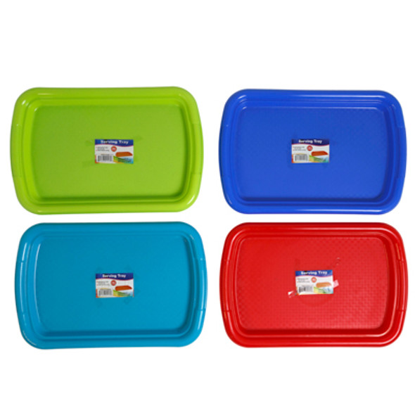 SERVING TRAY RECTANGULAR 15X10 4 COLORS IN PDQ