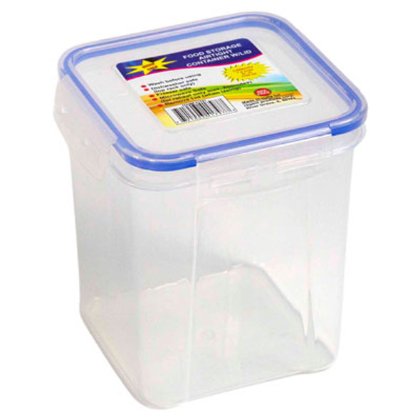 FOOD STORAGE SILICONE SEAL 50.7 OZ SQUARE TALL QUICK LOCK 1500ML