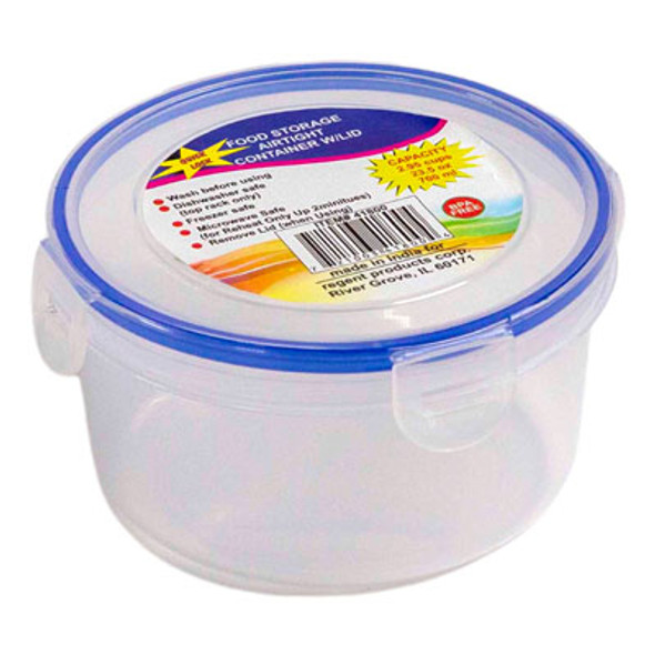 FOOD STORAGE SILICONE SEAL 23.7 OZ ROUND QUICK LOCK 700ML
